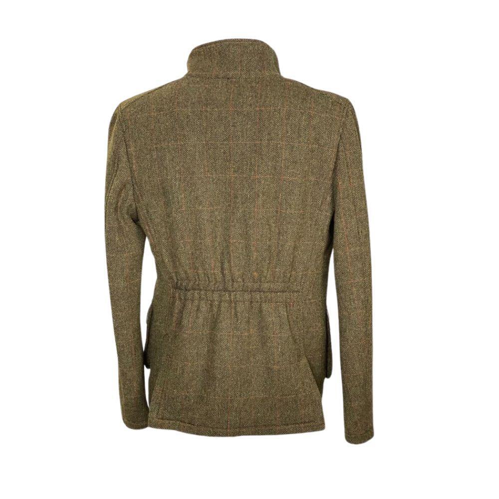 Abrigo Caza Hombre Pasión Morena 09016 Caqui Tweed Polar Cremallera Cuello Alto 3/3