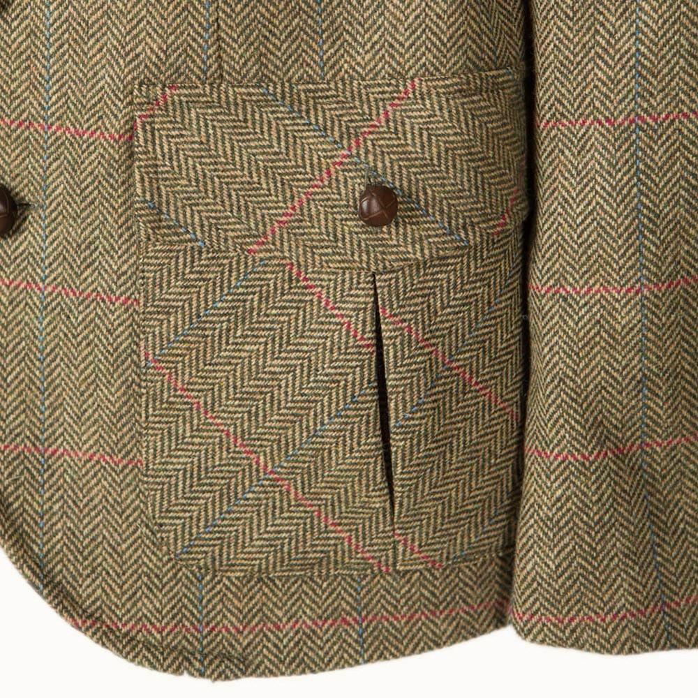 Americana Caza Hombre Pasión Morena 09010 Caqui Tweed Acolchada 4/6