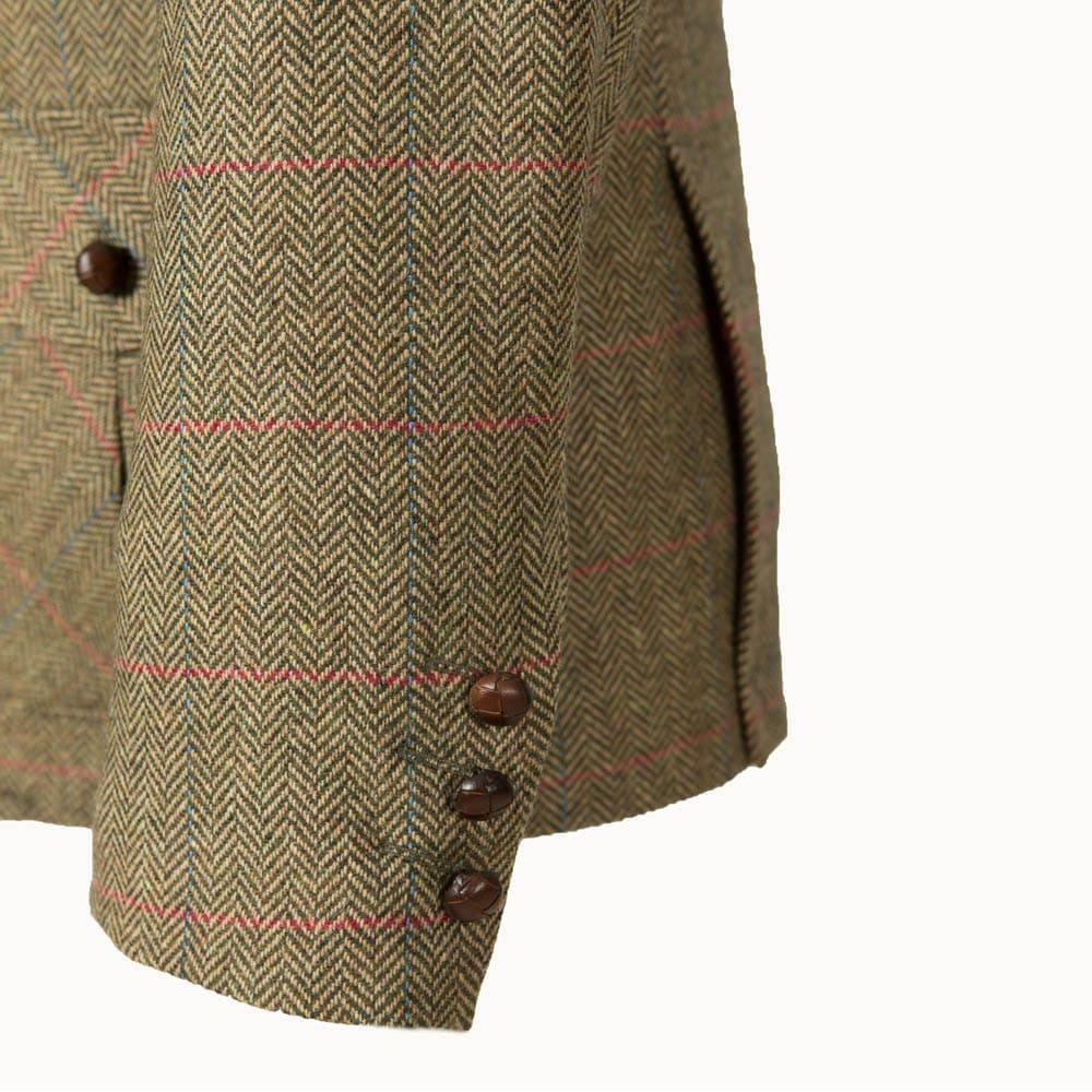 Americana Caza Hombre Pasión Morena 09010 Caqui Tweed Acolchada 3/6