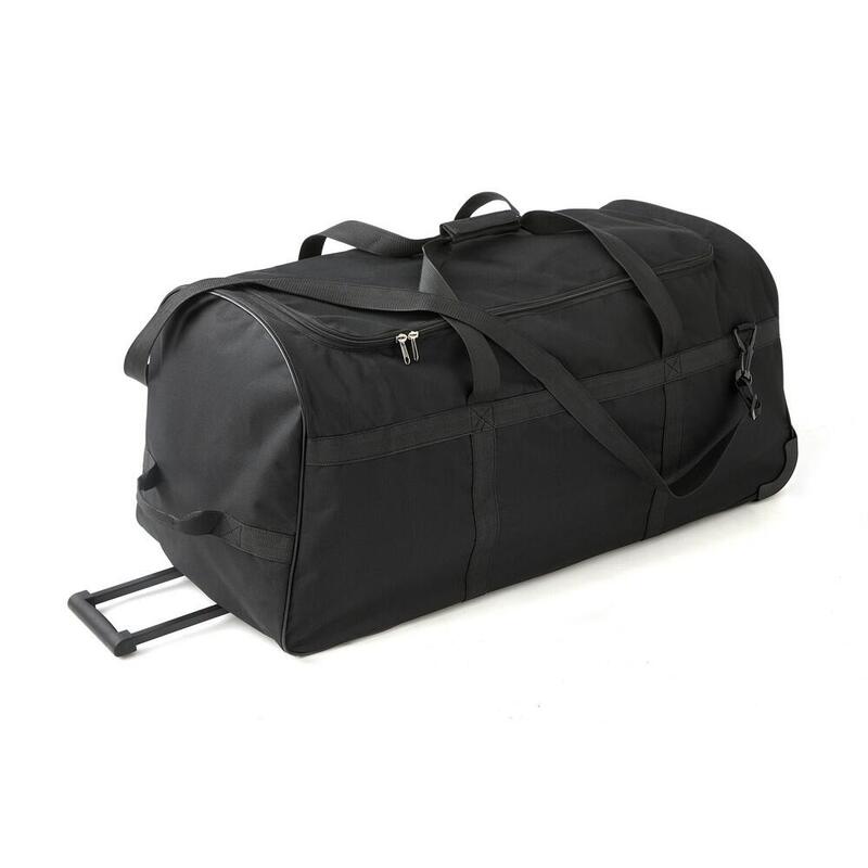 SAC A ROULETTES Tremblay noir 70x33x31 cm - 70 L