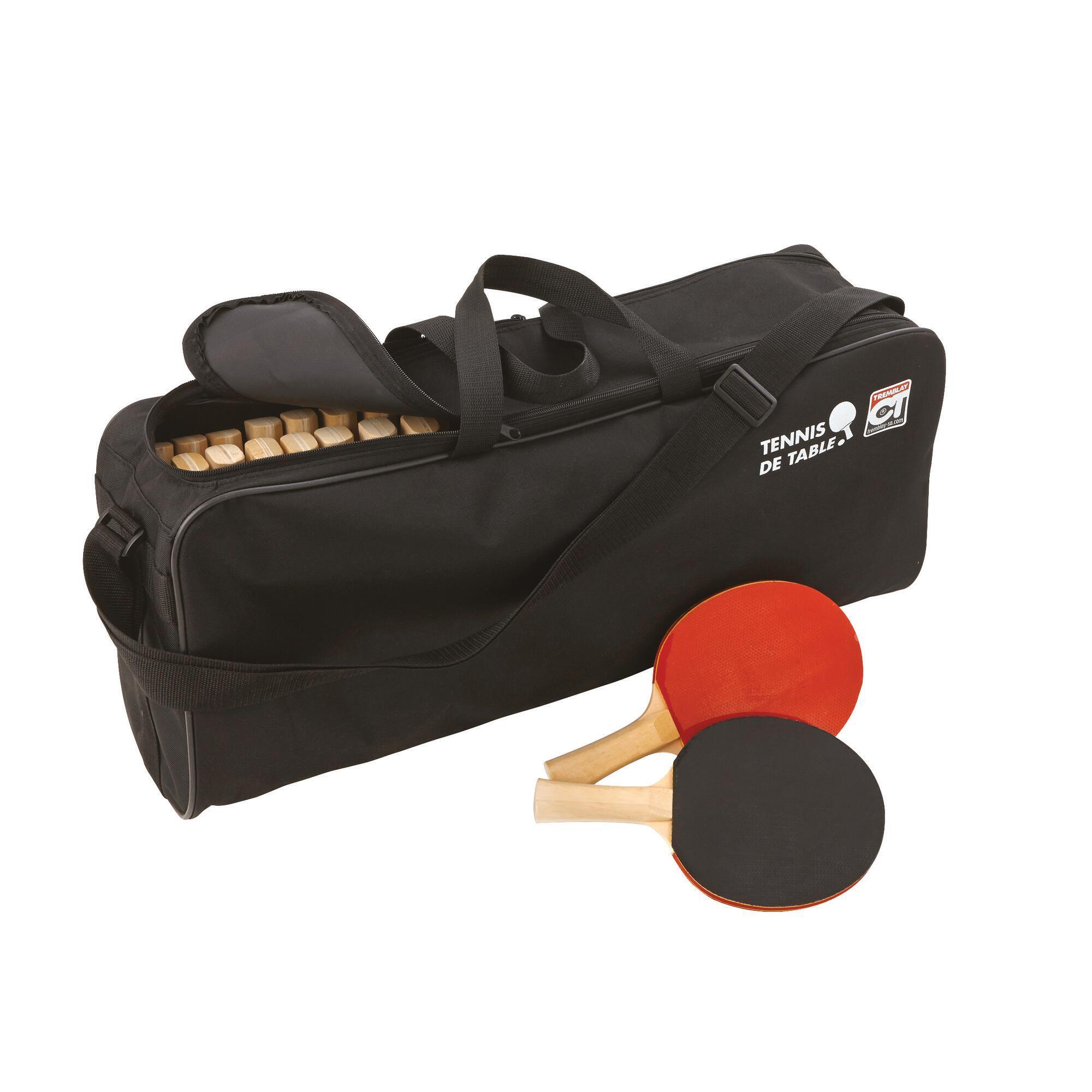 Tremblay - Sac Pour Raquettes Tennis De Table Tremblay - Raquette De Tennis De Table - Noir - Anatomique - Decathlon