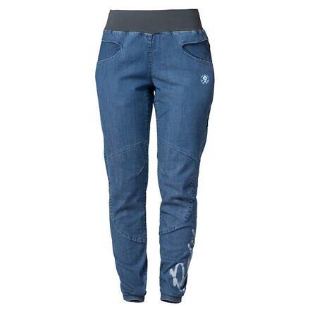 Pantalon d’escalade femme Rafiki Chain denim extensible respirant