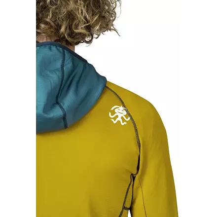 Pánská lezecká mikina a svetr celopropínací Ascent Hoody 6/7