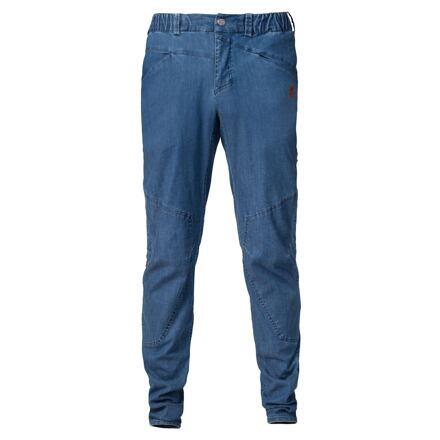 Rafiki - Pantalon D’escalade Rafiki Crimp Denim Bleu Extensible, Poches Zip - Surpantalon - Bleu|gris - Decathlon