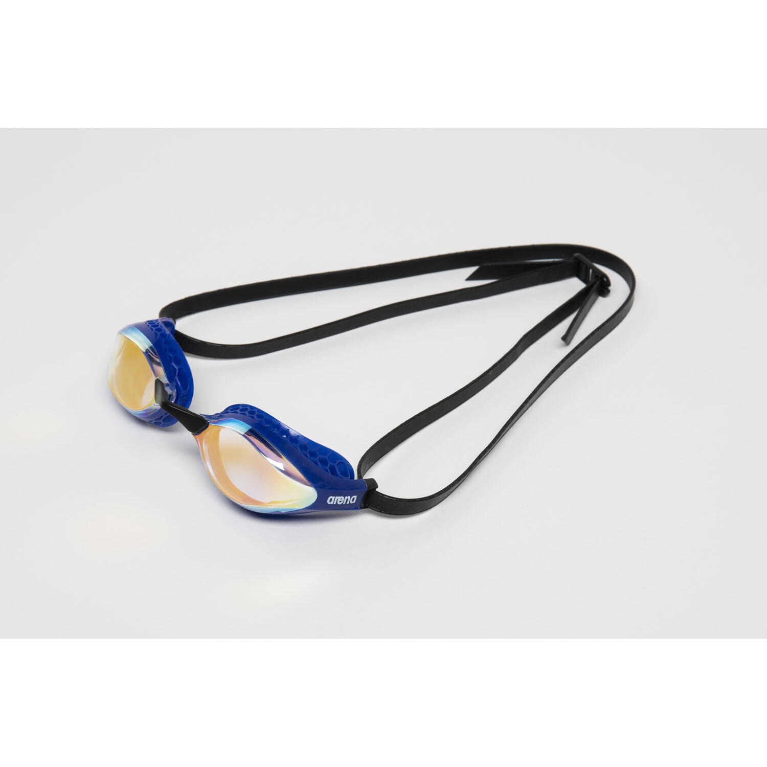 Óculos de natação Arena Airspeed Mirror Amarelo Cobre/Azul 2/7