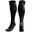 Chaussette de Compression Femme et Homme (20-30mmHg Classe 2) (Noir/Marine,L-XL)