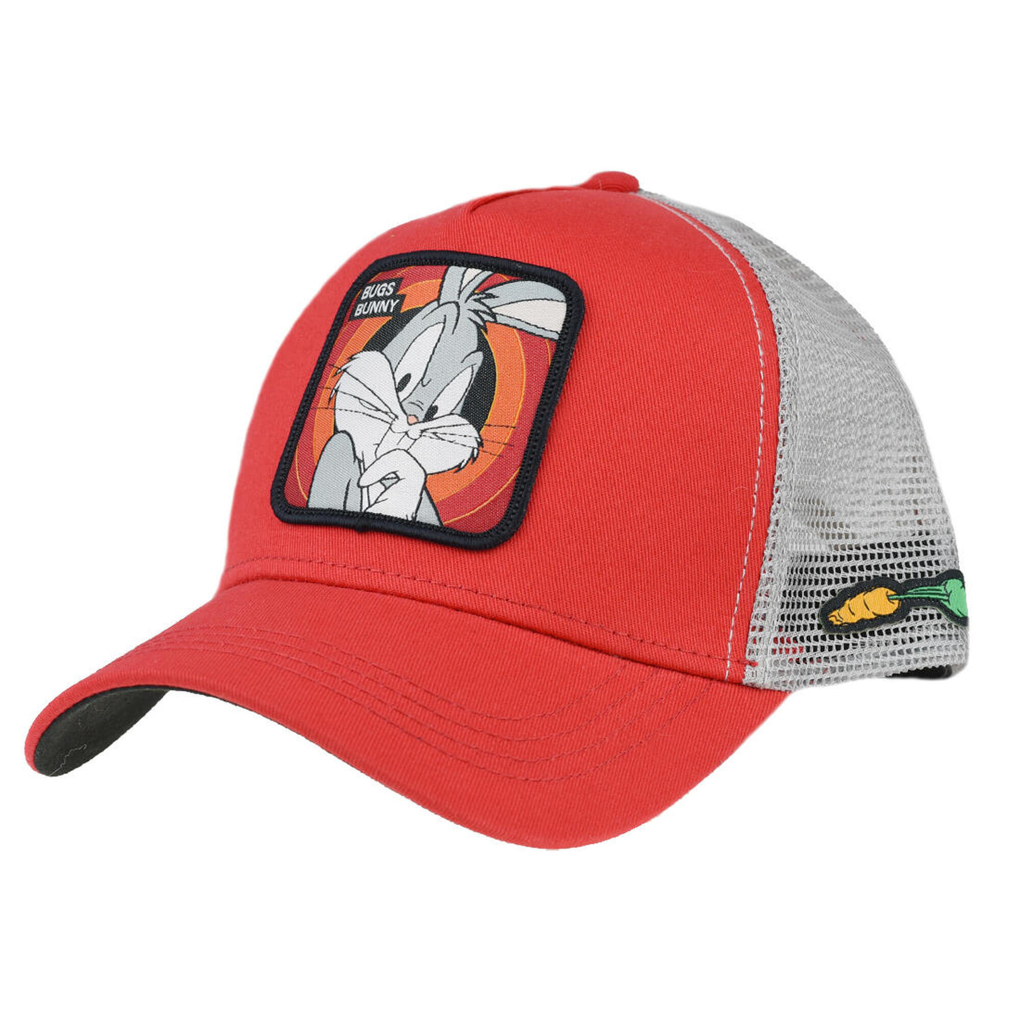 Capslab - Casquette Capslab Trucker Looney Tunes Bugs Bunny Rouge - Casquette - Rouge - Taille Unique - Decathlon