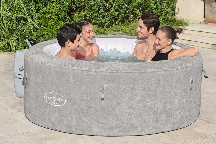 Spa Natation - Lay-Z Spa Zurich AirJet gris 2/5