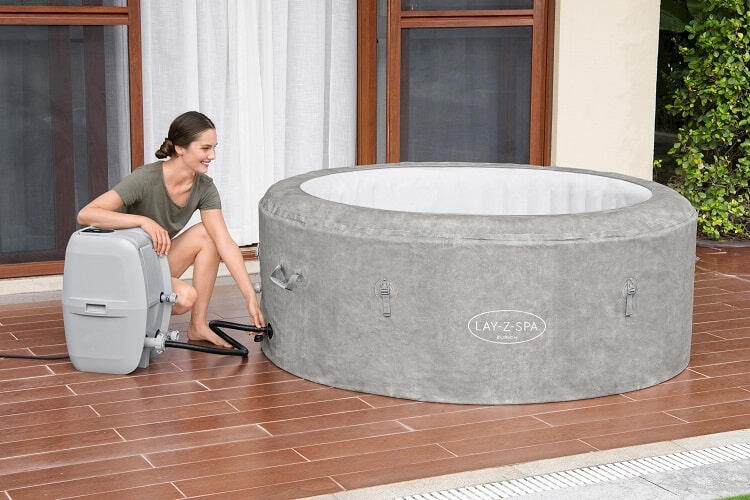 Bestway Spa gonflable rond Lay-Z-Spa Zurich AirJet 2-4 personnes 5/7
