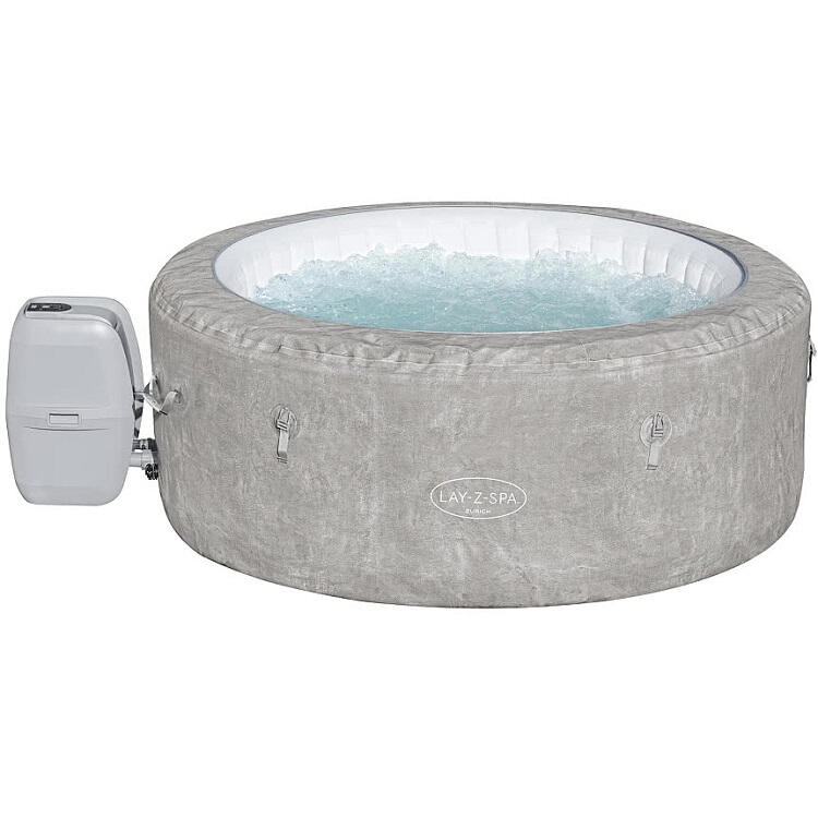 Spa insuflável - bestway lay-z zurich 120 airjet 180x66cm 4 pessoas, redondo