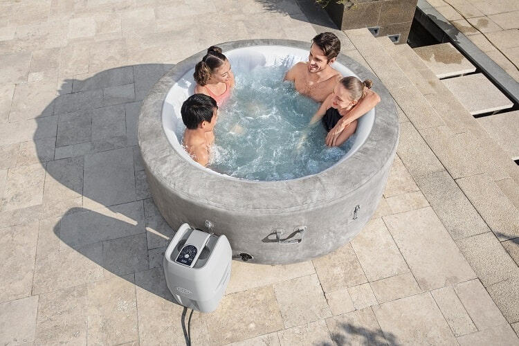 Spa Natation - Lay-Z Spa Zurich AirJet gris 3/5
