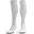 Chaussette de Compression Femme et Homme (20-30mmHg Classe 2) (Blanche, S-M)