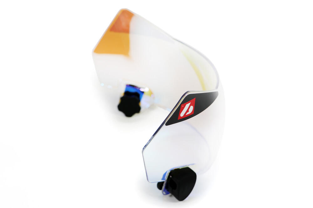Visière rigide REVE ER098 pour casque Speed Flex, Bleu 3/5