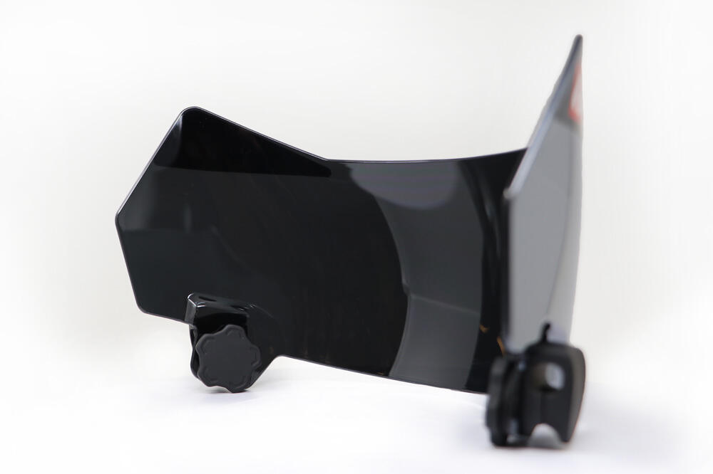 Visiera rigida REVE ER098 per casco Speed Flex, Cromo 3/5
