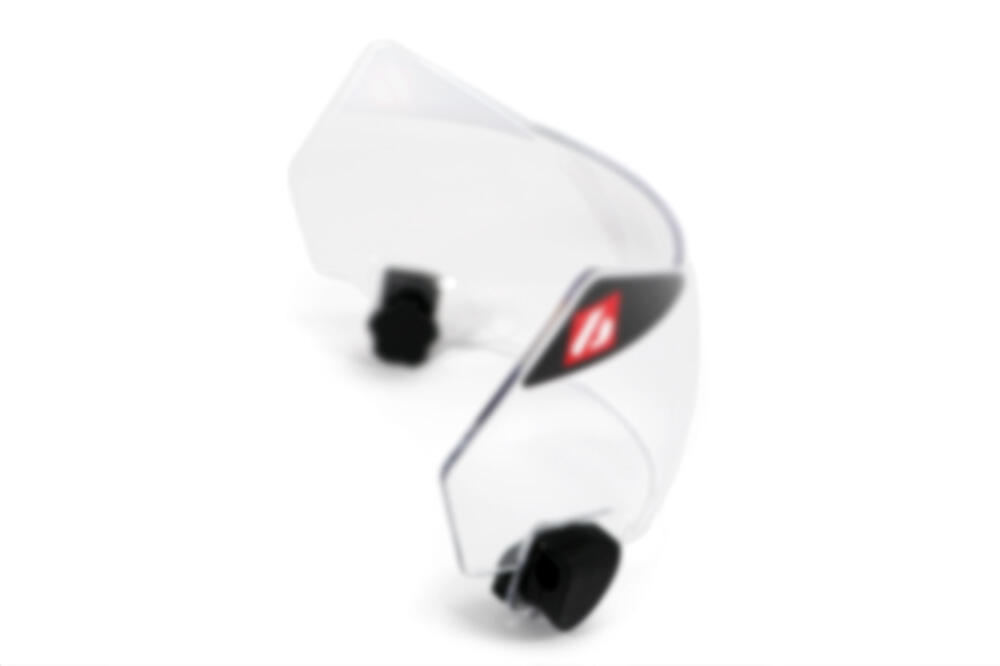 Visiera rigida REVE ER098 per casco Speed Flex, Trasparente 2/6