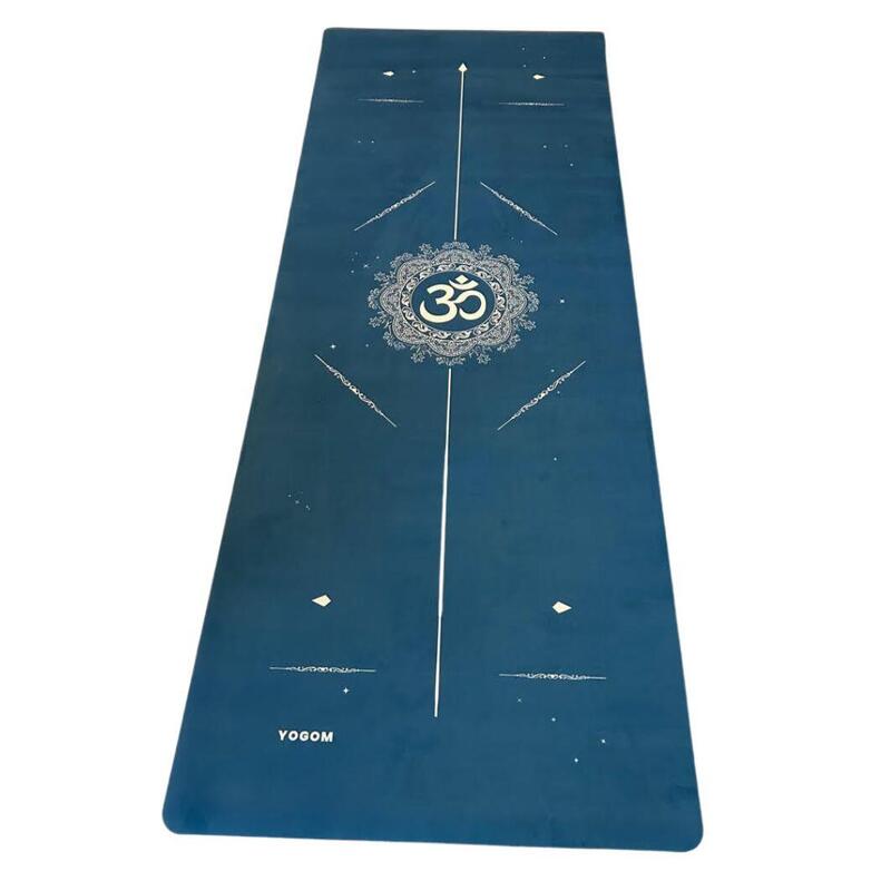 Tapis de yoga microfibres Performance Mandala Bleu