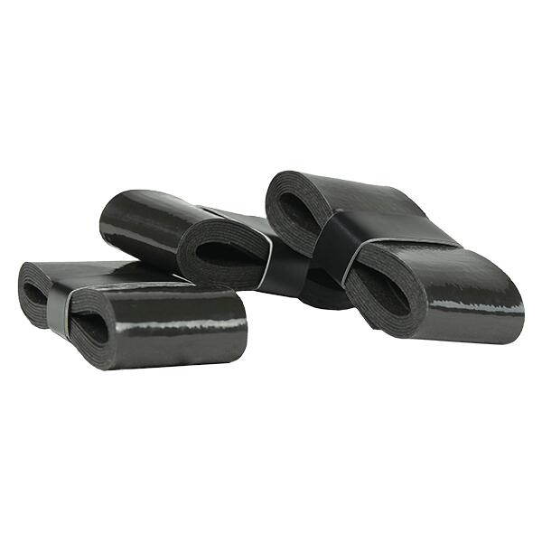 MATCHU SPORTS Overgrip - Spessore: 0,6 mm - 3 pezzi - Nero