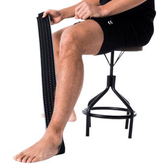 Enkelbrace / Enkelbandage voor enkelsteun - one size - anti-slip laag - zwart 2/6