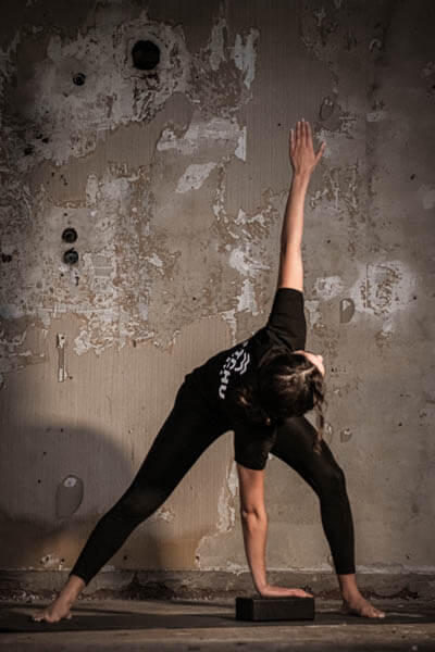 Blocco di yoga - Nero - 15 cm - Schiuma solida 2/5