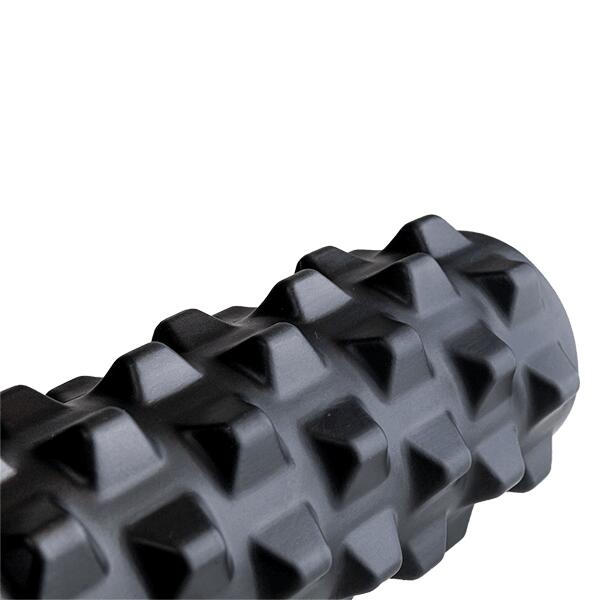 Rullo massaggiante - Foam roller Extra - Hard - 31 CM - Nero 3/4