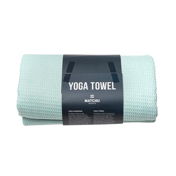 Ręcznik do jogi - zieleń harmoniczna - 80% poliestru i 20% poliamidu