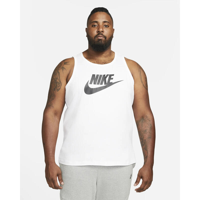 Trikó Nike M Nsw Tank Icon Futura, Fehér, Férfiak