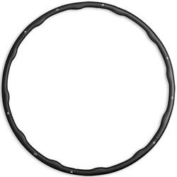 Hula hoop de fitness - Cerceau leste - Noir - Ø 100cm - 1.5kg