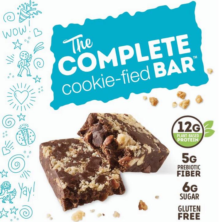 Lenny & Larry's The Complete Cookie-fied Bar (9x45g) Chocolate Almond Sea Salt 5/6