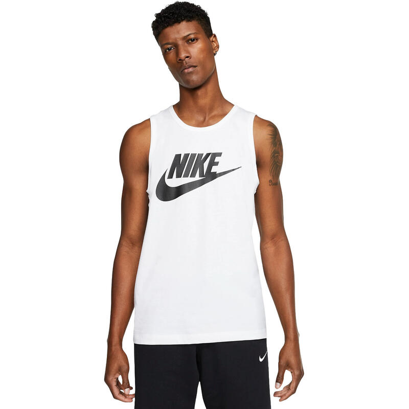 Trikó Nike M Nsw Tank Icon Futura, Fehér, Férfiak