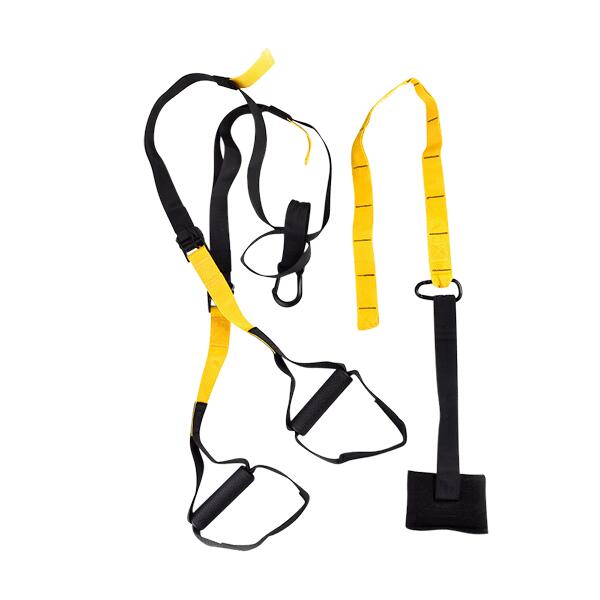 Fitas de suspensão strap training - Preto/Amarelo