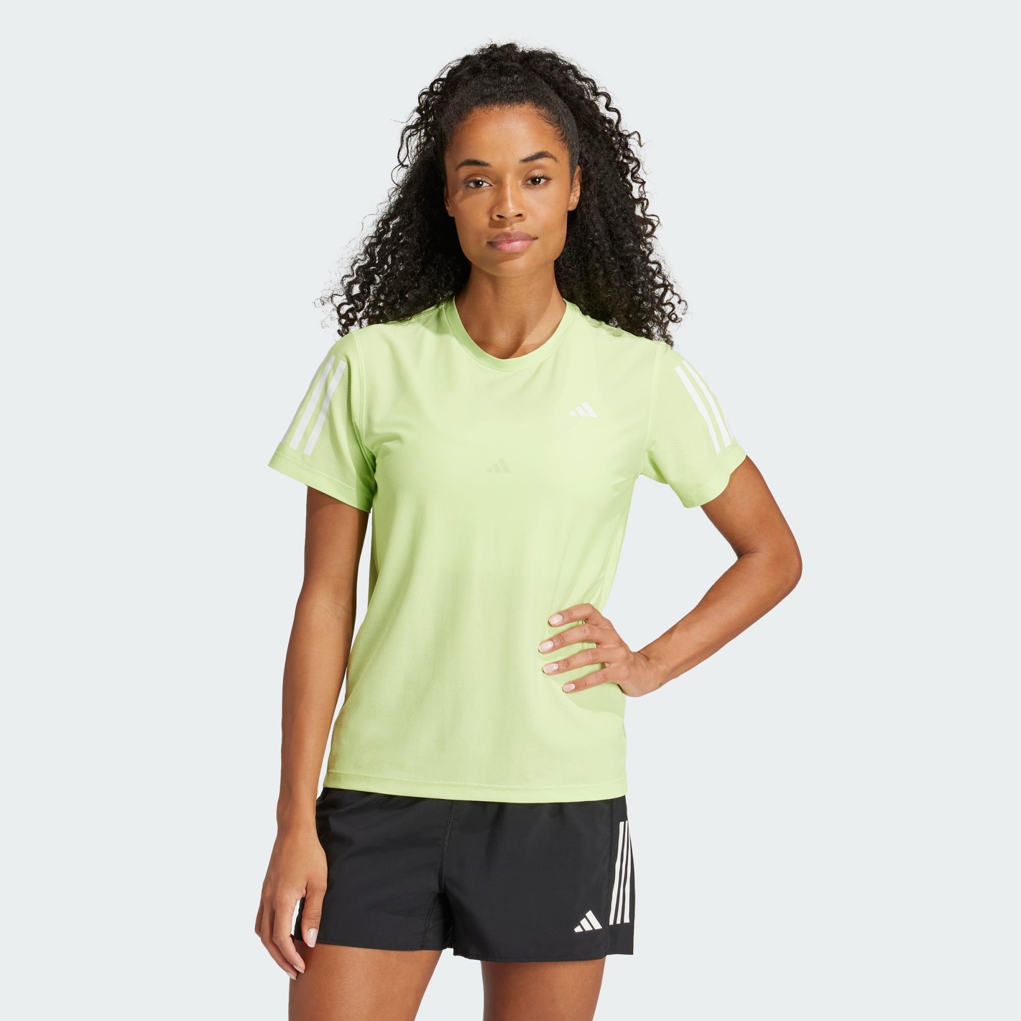 Adidas - T-shirt Own The Run - T-shirt Manches Courtes - Jaune|vert - 42 M/l - Decathlon