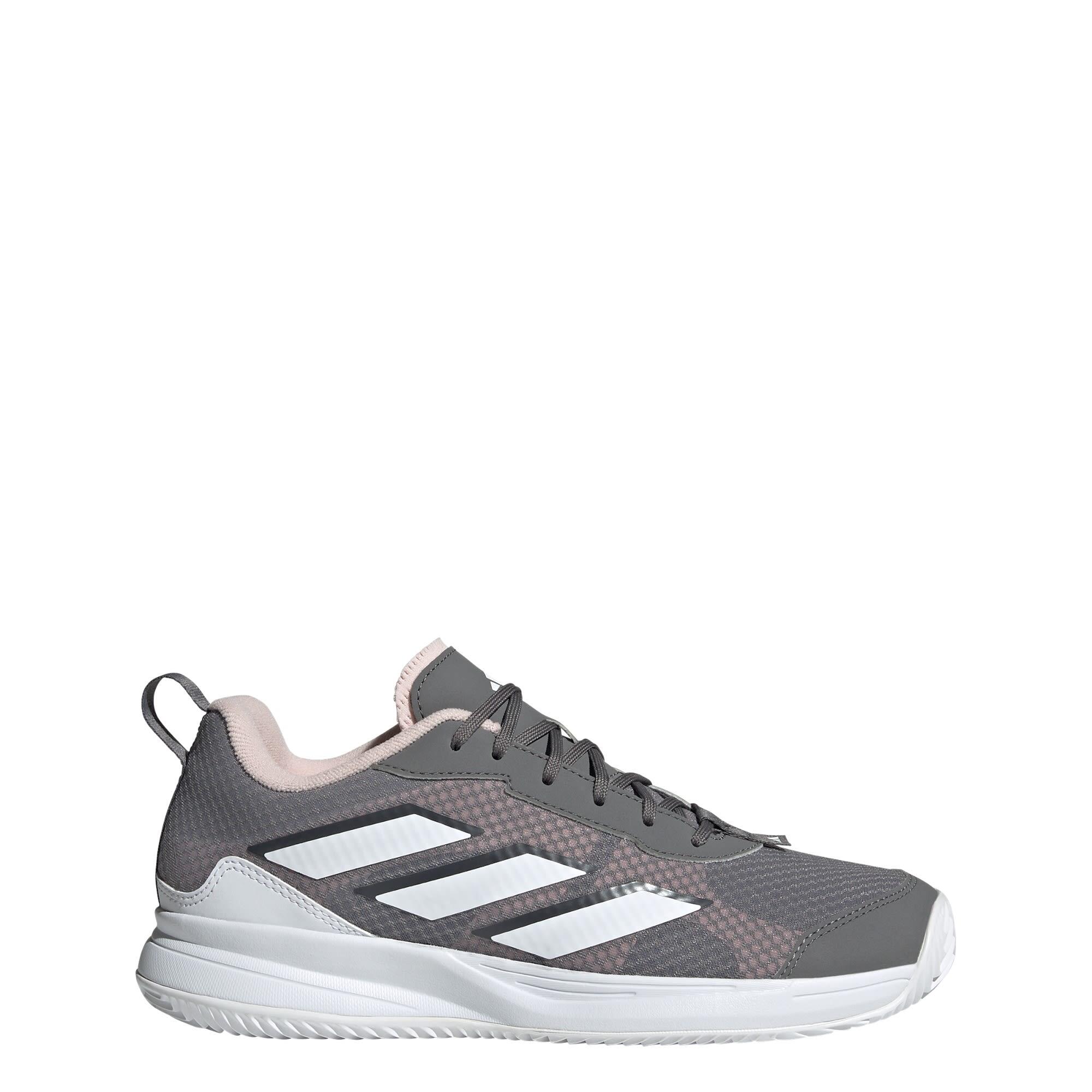 Adidas - Chaussure De Tennis Terre Battue Avaflash - Chaussures De Sport - Blanc|gris|rose - 38 - Decathlon