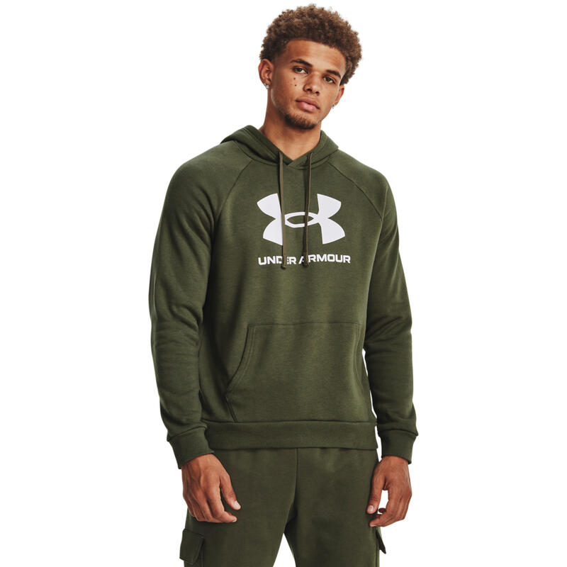 Capot Under Armour Rival Fleece Logo Hd, Vert, Hommes