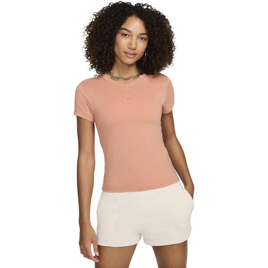 T-Shirt Nike W Sportswear Chill Knit, Rosa, Damen