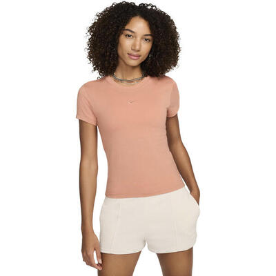 T-shirt nike w sportswear chill knit. roze. dames