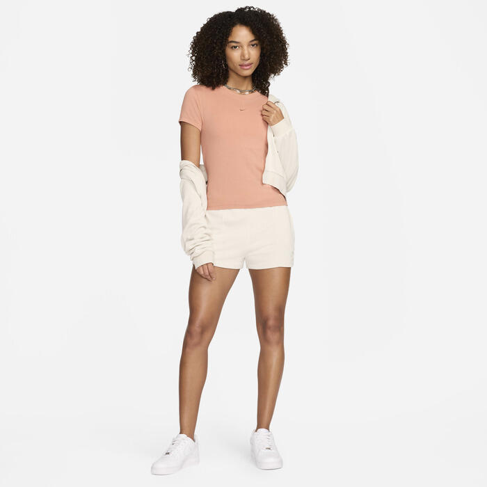 T-shirt Nike W Sportswear Chill Knit, Rose, Femmes 3/5