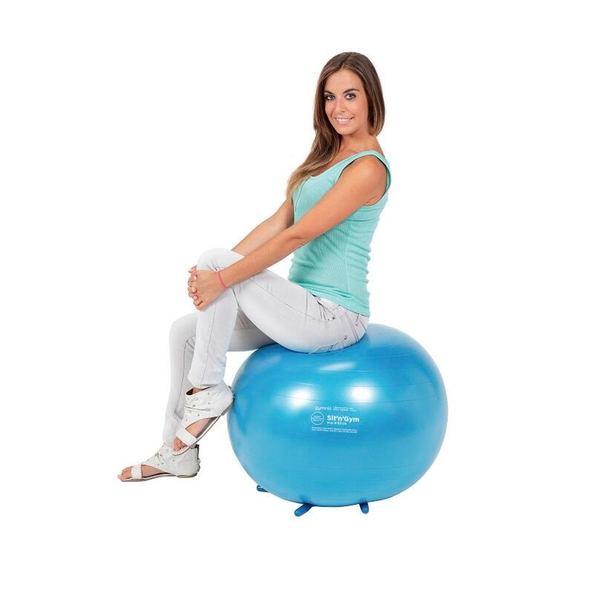 Gymnic Fitnessball Sit n Gym, ø 65 cm, Blau