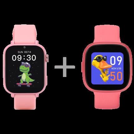 Zestaw Garett Kids Nice Pro 4G różowy + Garett Kids Fit różowy