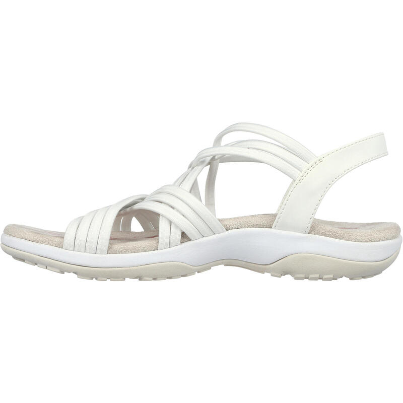 Des sandales Skechers Reggae Slim - Sunnys, Blanc, Femmes