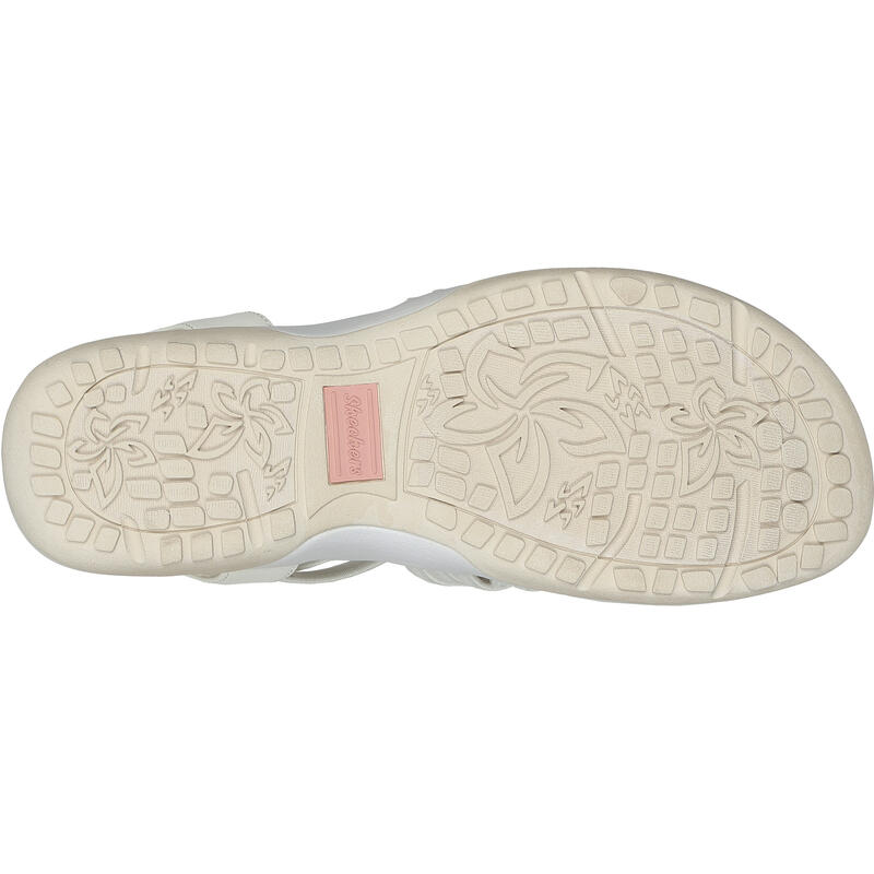 Des sandales Skechers Reggae Slim - Sunnys, Blanc, Femmes