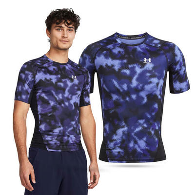 Under armour hg armour gedrukt trainings-t-shirt voor heren