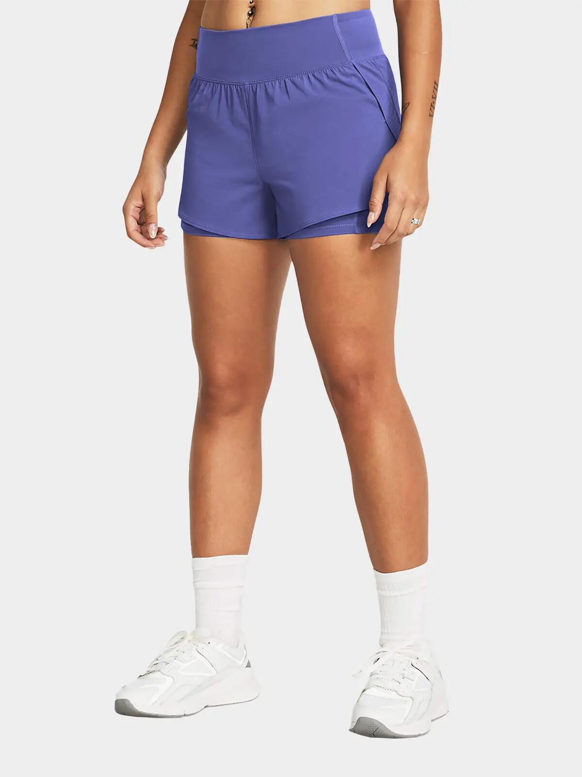 Under Armour Flex Woven 2in1 damestrainingsshort 3/6