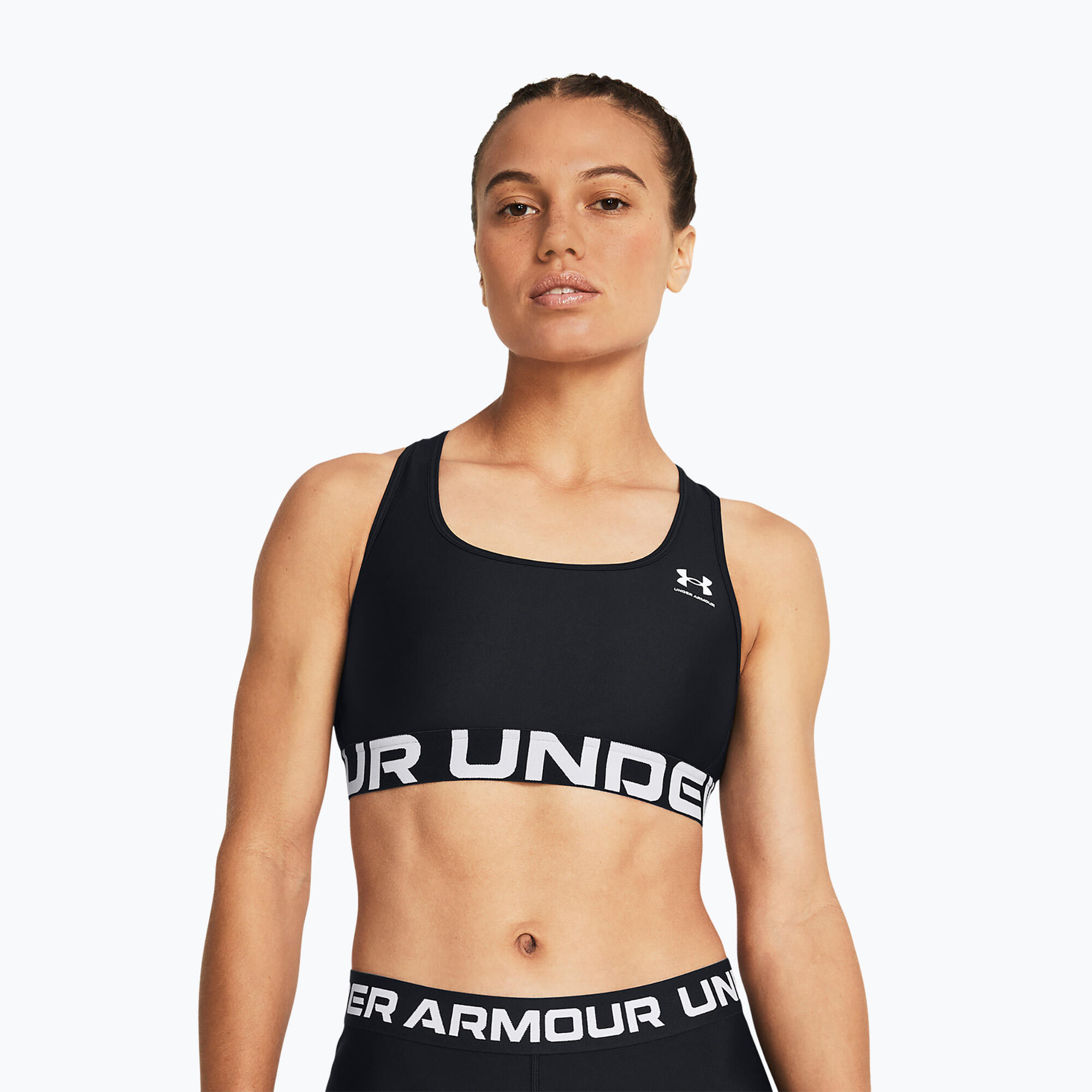 Under Armour HeatGear Armour Mid Black Vrouwenbeha 4/7