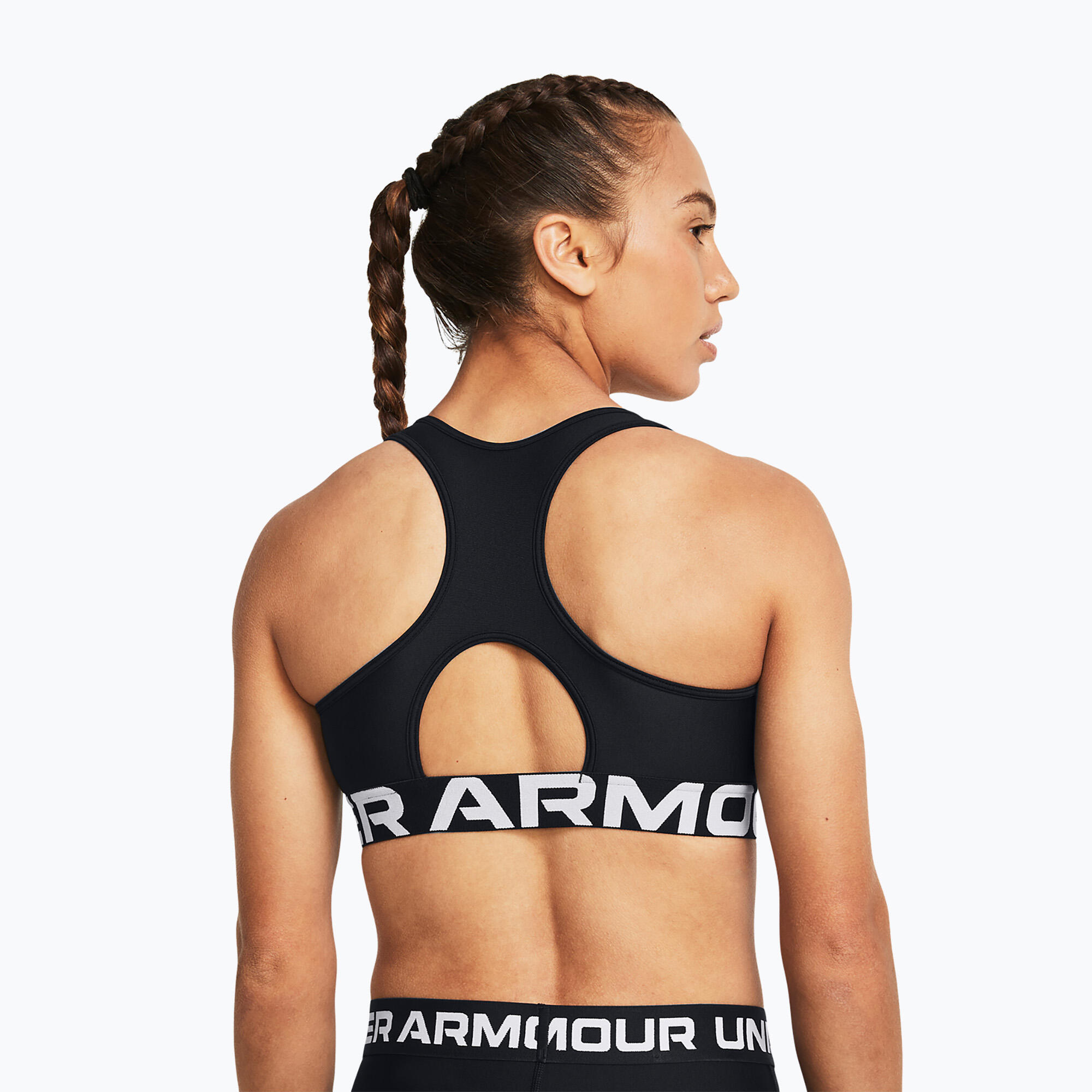 Under Armour HeatGear Armour Mid Black Vrouwenbeha 2/7