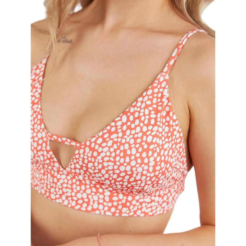 Sahara V-neck Cami Top női bikini felső - piros