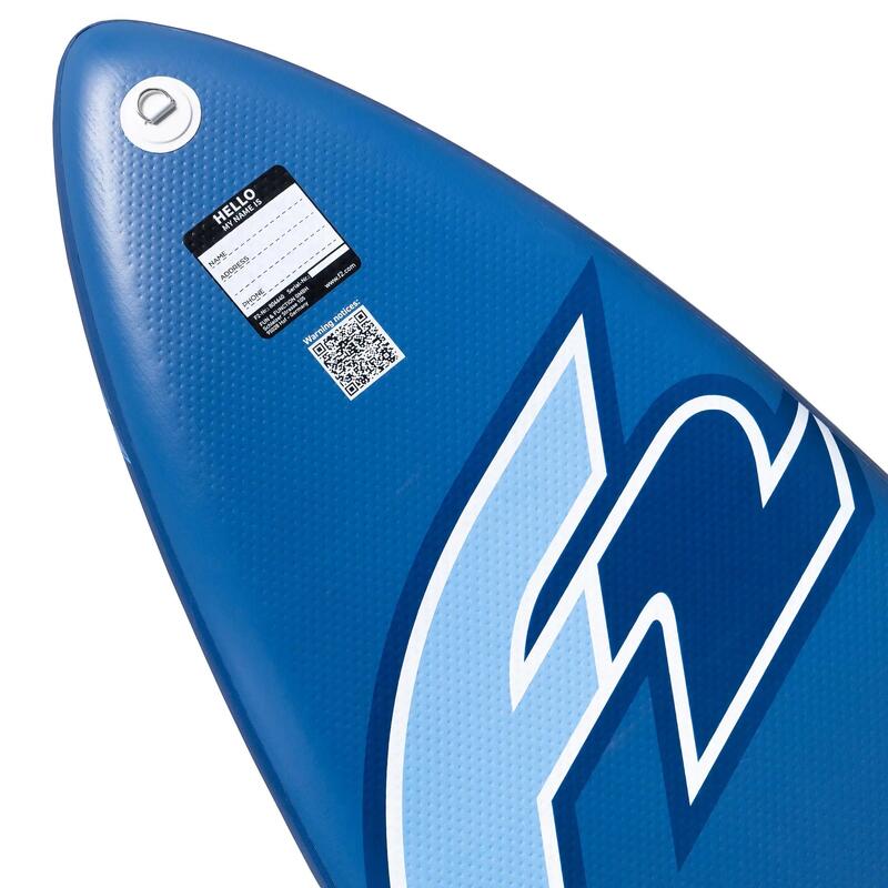 Placă gonflabilă SUP F2 Axxis 12'2” albastru marin Combo paddle 2in1 scaun 2in1