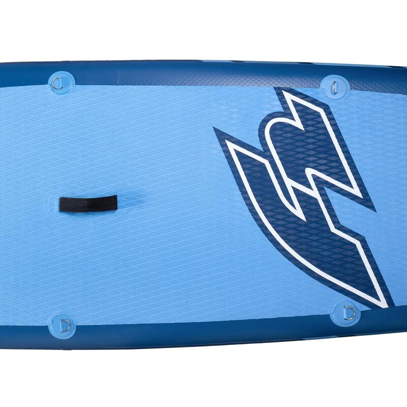 Placă gonflabilă SUP F2 Axxis 12'2” albastru marin Combo paddle 2in1 scaun 2in1