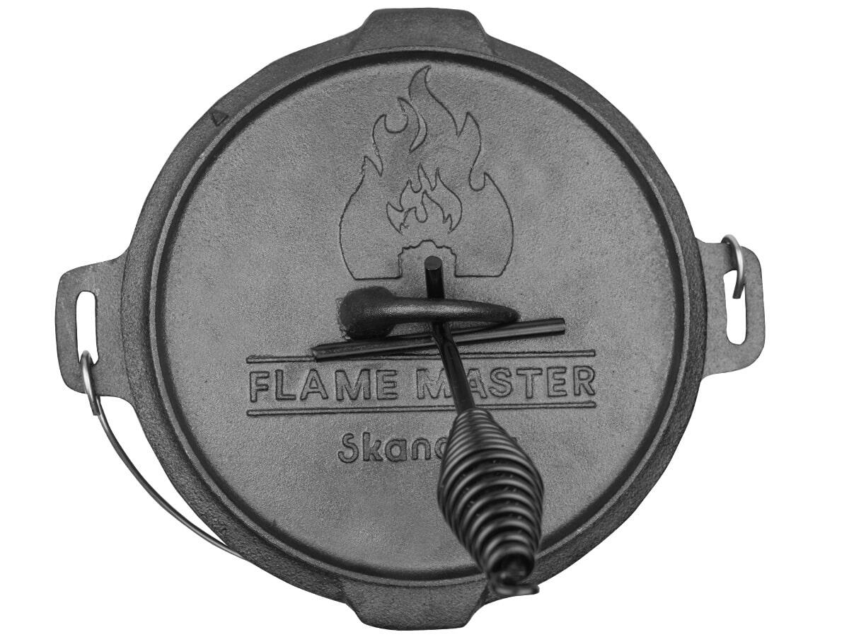 Dutch Oven Flame Master 13,8 L sans pieds - Marmite en fonte - barbecue, camping 7/7