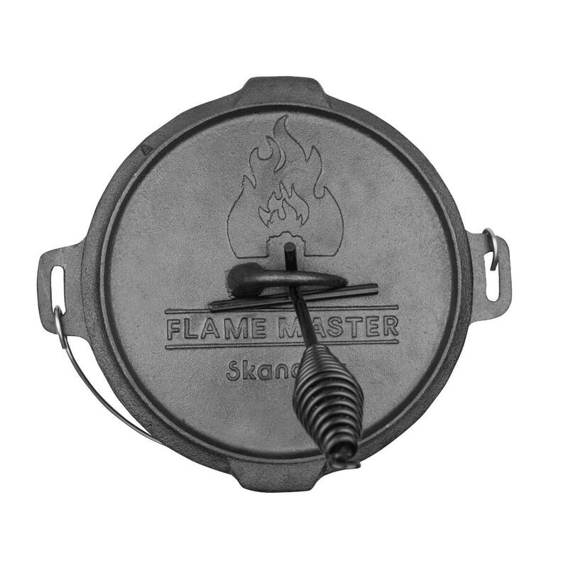 Dutch Oven Flame Master 13,8 L - Olla de hierro fundido - barbacoa, camping