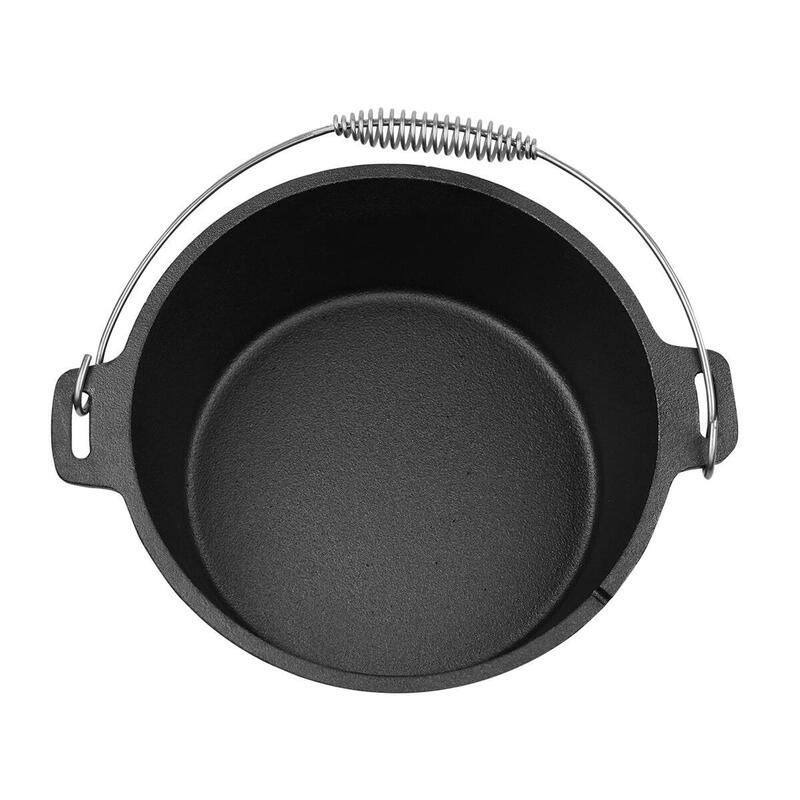 Żeliwny garnek kociołek kempingowy Dutch Oven Flame Master 7,1 L, bez nóżek